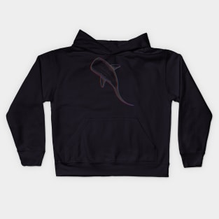 Glitchy Whale Shark Kids Hoodie